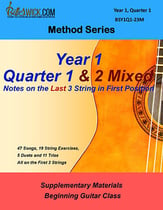 Bill Swick's Beginning Guitar Class Method - Quarters 1 & 2 Mixed Guitar and Fretted sheet music cover